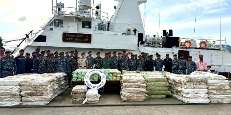 5,500 kg of Methamphetamine seized from trawler near Andamans biggest drug haul by ICG: Official