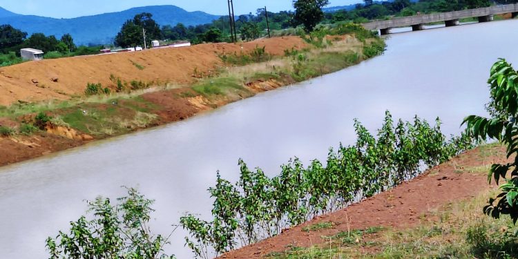 Rengali canal work