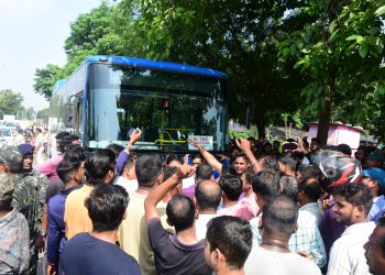 Bhubaneswar residents protest as ‘Mo Bus’ accident leaves girl injured