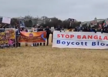 March against attacks on Hindus in Bangladesh held from White House to US Capitol