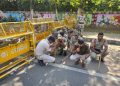 Bees attack youth Congress activists during protest in Bhubaneswar