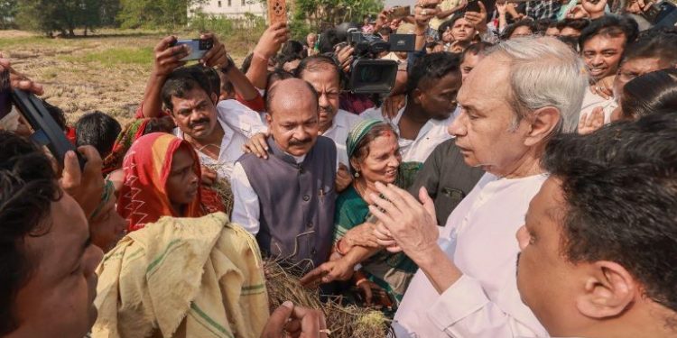 Naveen Patnaik crop damage in Odisha