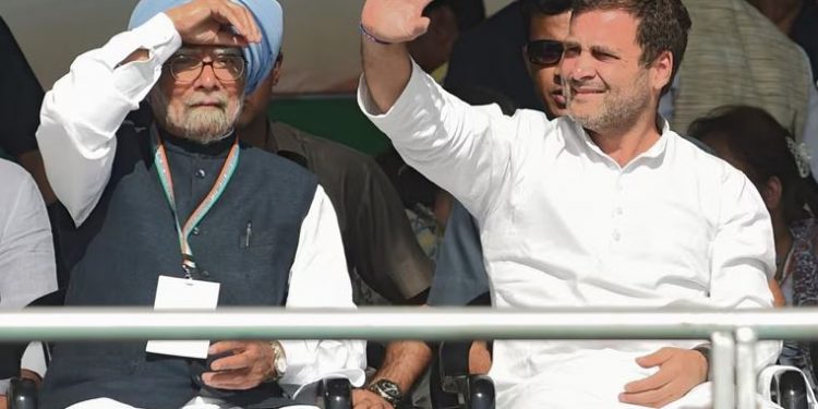 Rahul Gandhi, Manmohan Singh