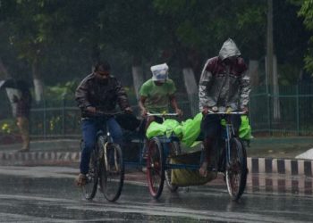 Rainfall in Odisha's Bhubaneswar