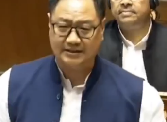 Congress did not give Ambedkar his due: Rijiju in Lok Sabha