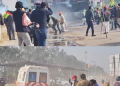 Police use teargas, water cannon to disperse protesting farmers at Shambhu border