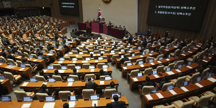 South Korean parliament impeaches police chief, justice minister over martial law