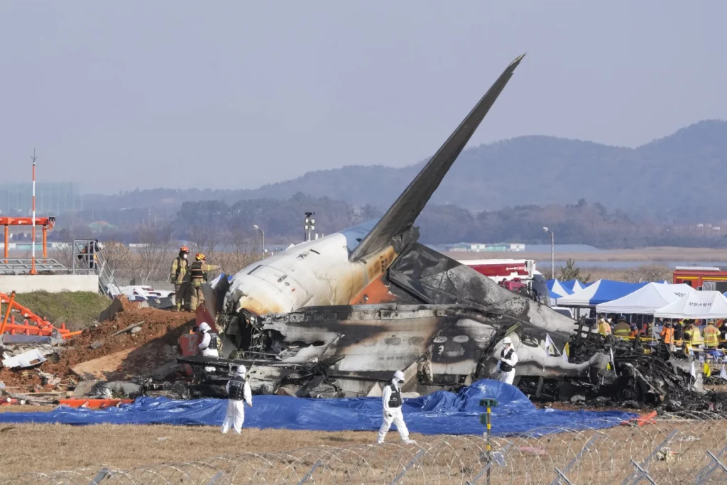 Plane crash into flames while landing in South Korea, killing 179