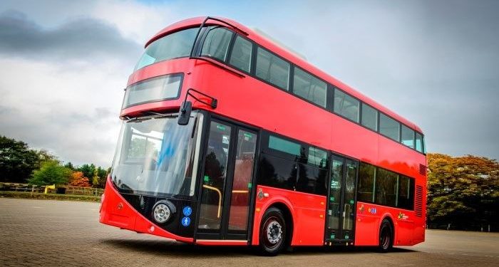 Double-decker electric bus