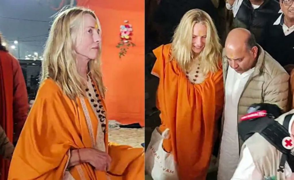 Steve Jobs' wife Laurene Powell takes spiritual initiation at Maha Kumbh