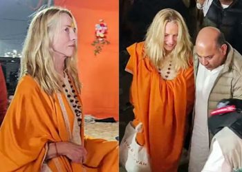 Steve Jobs' wife Laurene Powell takes spiritual initiation at Maha Kumbh