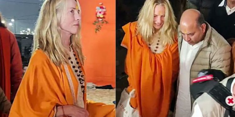 Steve Jobs' wife Laurene Powell takes spiritual initiation at Maha Kumbh