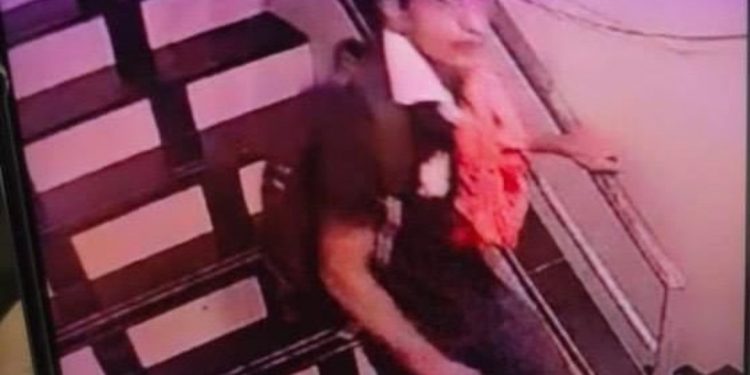 CCTV footage shows intruder escaping through staircase after attacking Saif Ali Khan