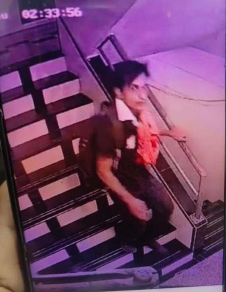 CCTV footage shows intruder escaping through staircase after attacking Saif Ali Khan