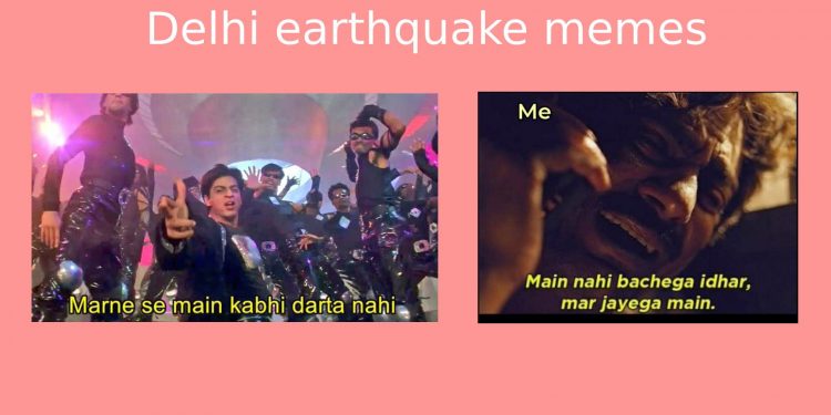 Delhi earthquake memes