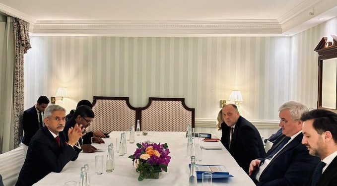 Jaishankar meets Ukrainian counterpart on sidelines of Munich Security Conference