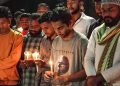 Students hold candlelight march over Nepali student’s death at KIIT