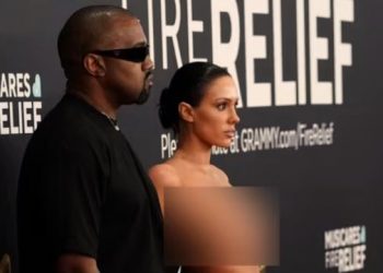 Kanye West and Bianca Censori