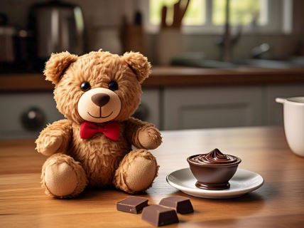 Teddy and chocolate combo