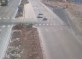 Highway horror viral video: Two-wheeler rider thrown across road in brutal crash with car!