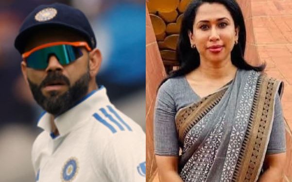 Shama Mohamed and Virat Kohli