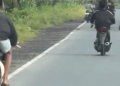 Watch viral video: ‘Over-confident’ biker twerks at cops, instantly regrets it!