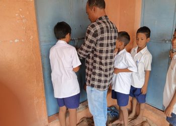 Sarpanch locks up school in protest